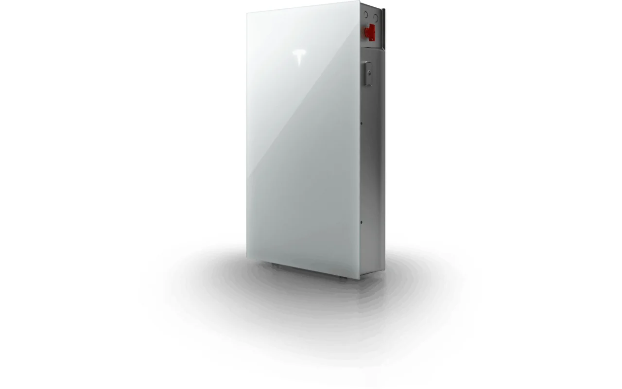 Tesla Powerwall 3 — matte white finish product render