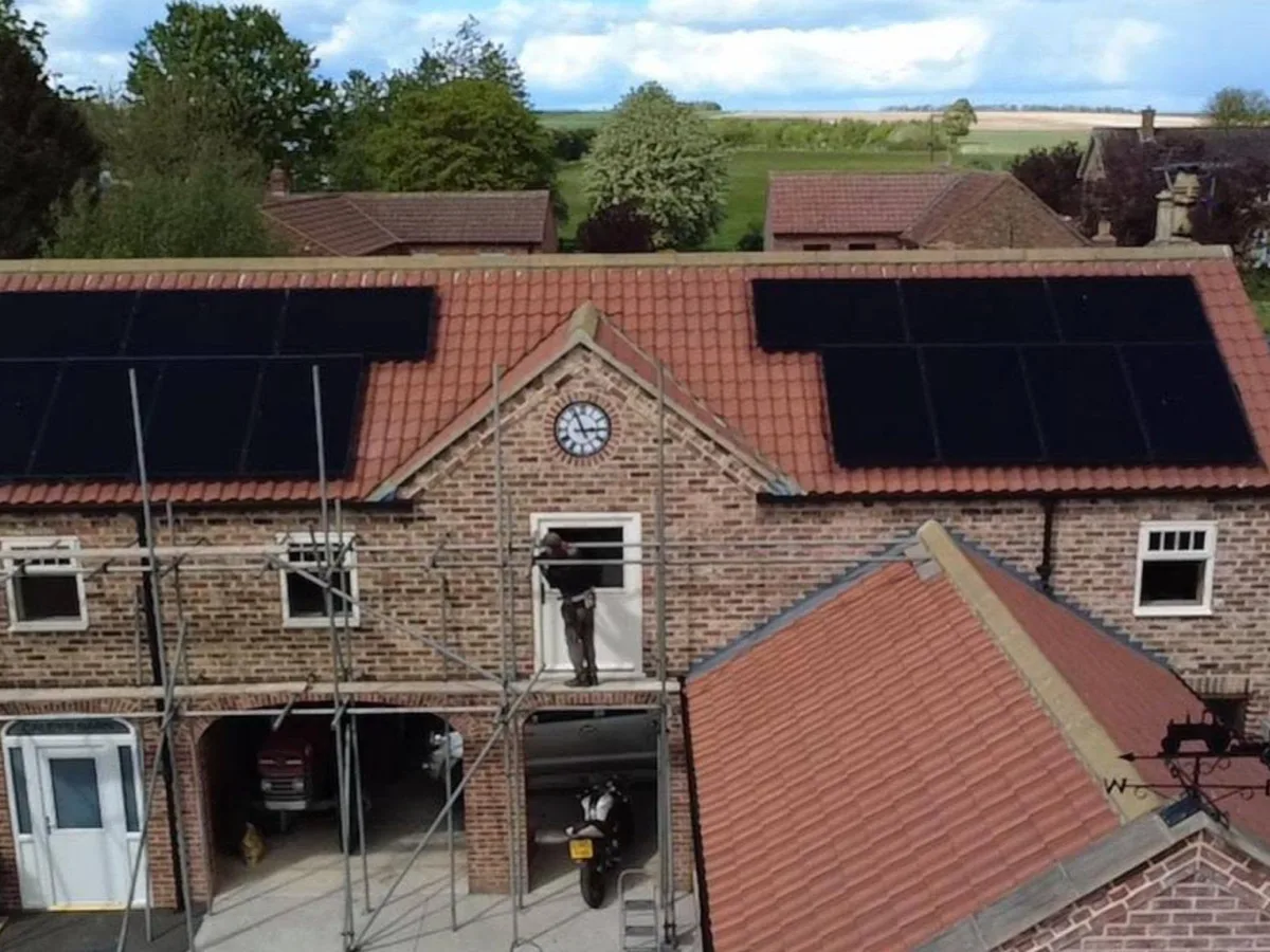 Commercial solar PV install in Bradford