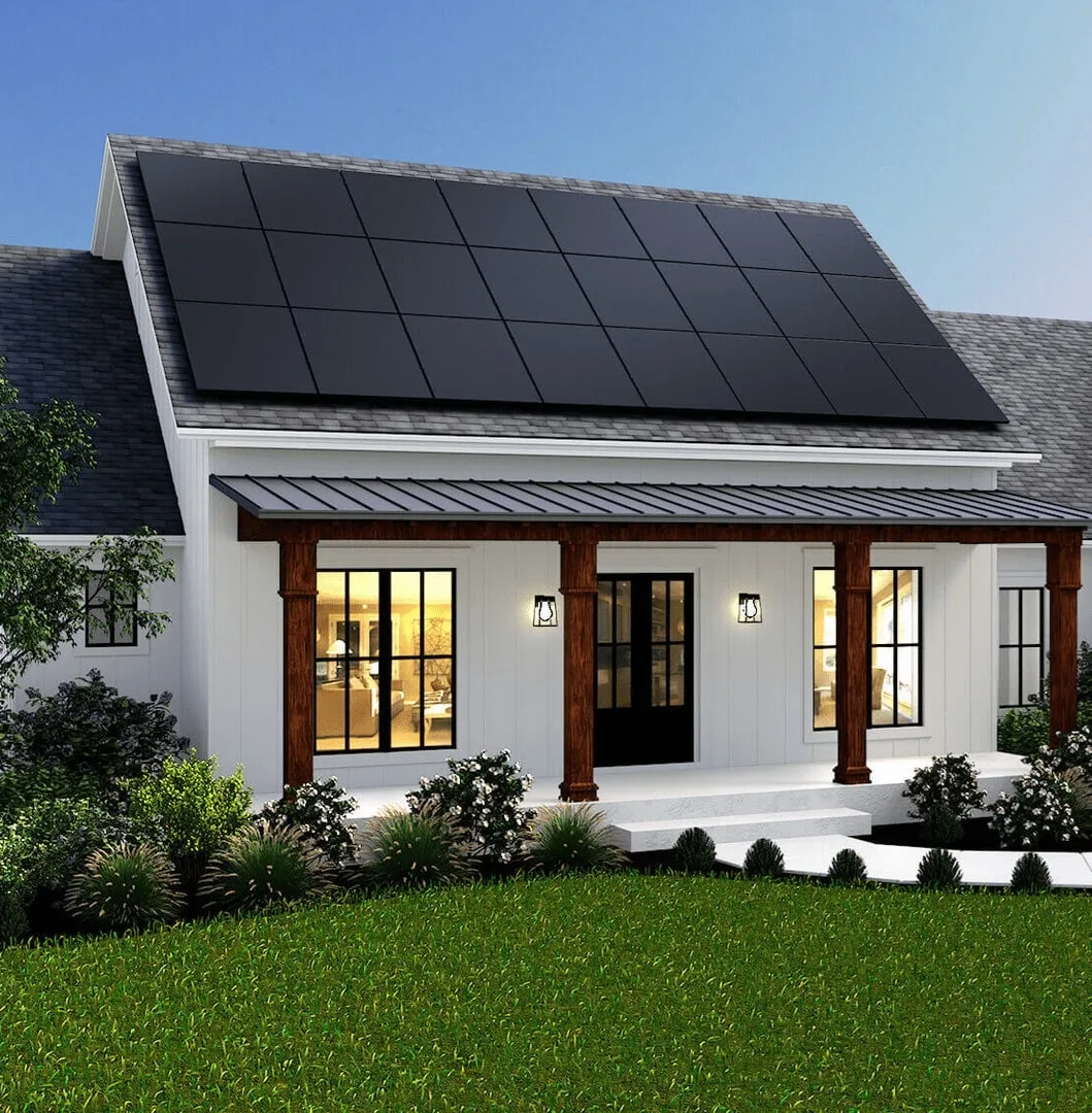 JinkoSolar full-black PV install in Sheffield