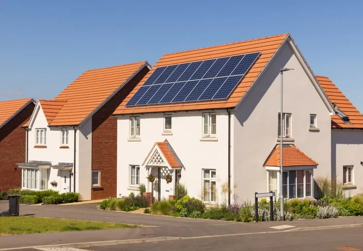 Solar PV install on a Yorkshire family home