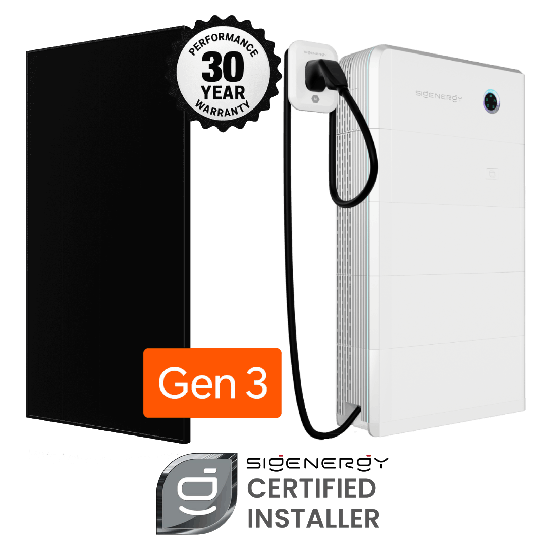 Sigenergy SigenStor with Gateway and bi-directional DC EV charger — Future Power Team install